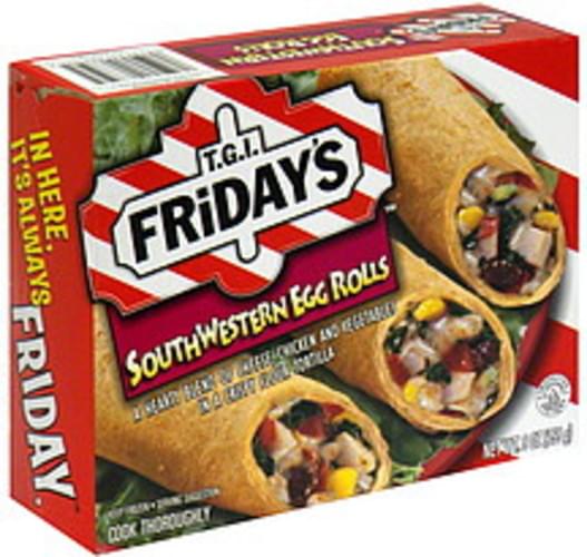 TGI Fridays Southwestern Egg Rolls 9 Oz Nutrition Information Innit