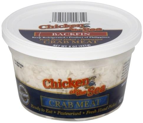 Chicken of The Sea Backfin Crab Meat - 8 oz