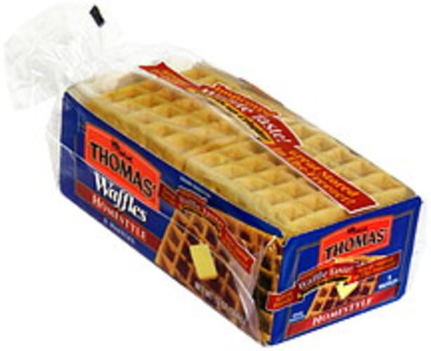 Thomas Homestyle Waffles 8 ea, Nutrition Information Innit