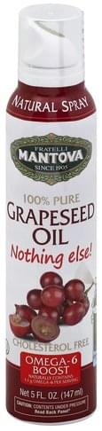 Mantova 100% Pure, Natural Spray Grapeseed Oil - 5 oz
