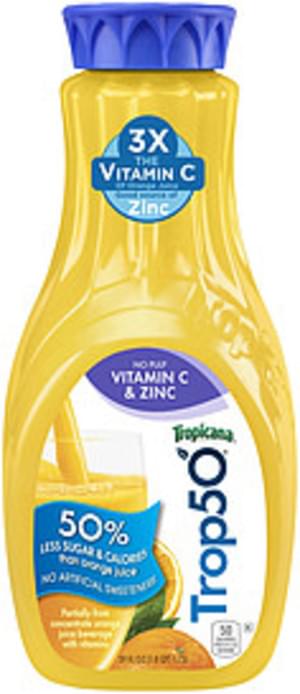 Trop50 No Pulp Vitamin C & Zinc Chilled Juice - 59 oz