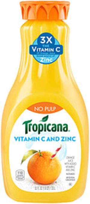 Tropicana No Pulp Orange Tropicana No Pulp Orange Juice - 0