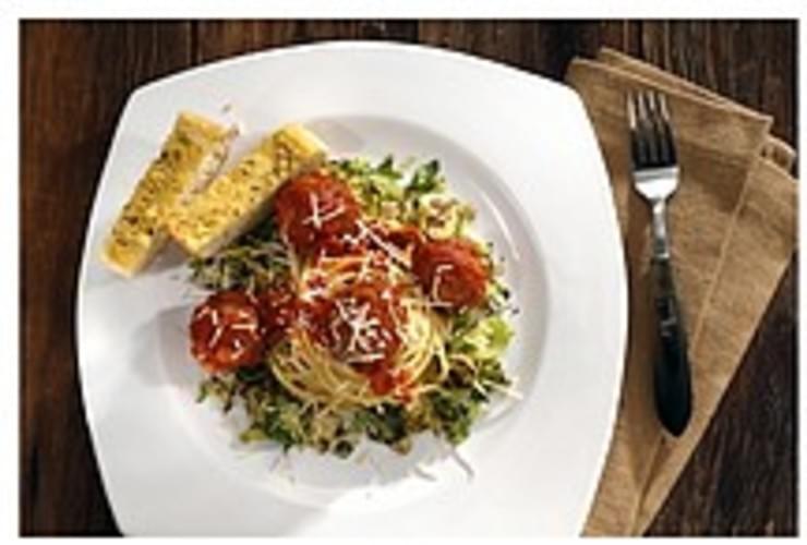 Signature With Pasta, Caramelized Brussels Sprouts & Garlic Bread Italian Braised Turkey Meatballs - 1 ea