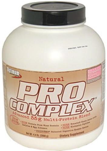Optimum Nutrition Natural Strawberry Advanced 55g Multi-Protein Blend - 4.4 lb