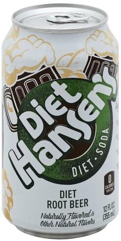 Hansens Diet Root Beer - 12 oz