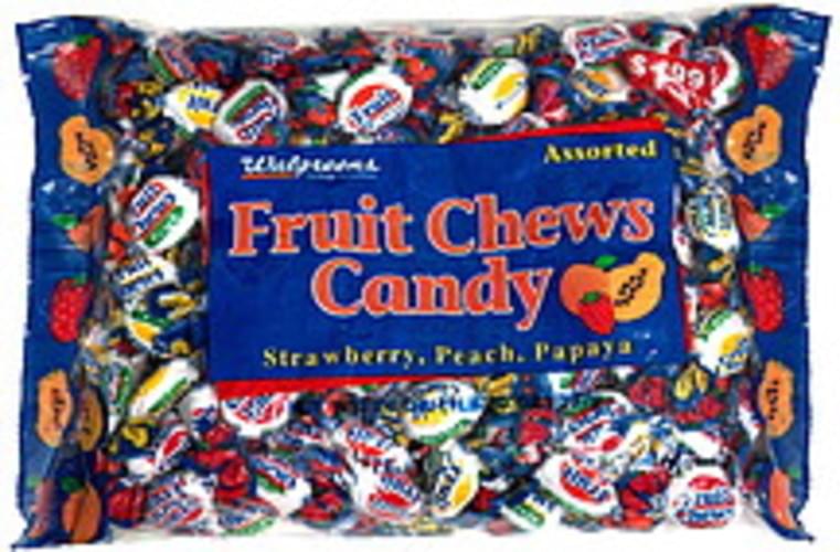 Walgreens Assorted, PrePriced Fruit Chews Candy 26 oz, Nutrition Information Innit