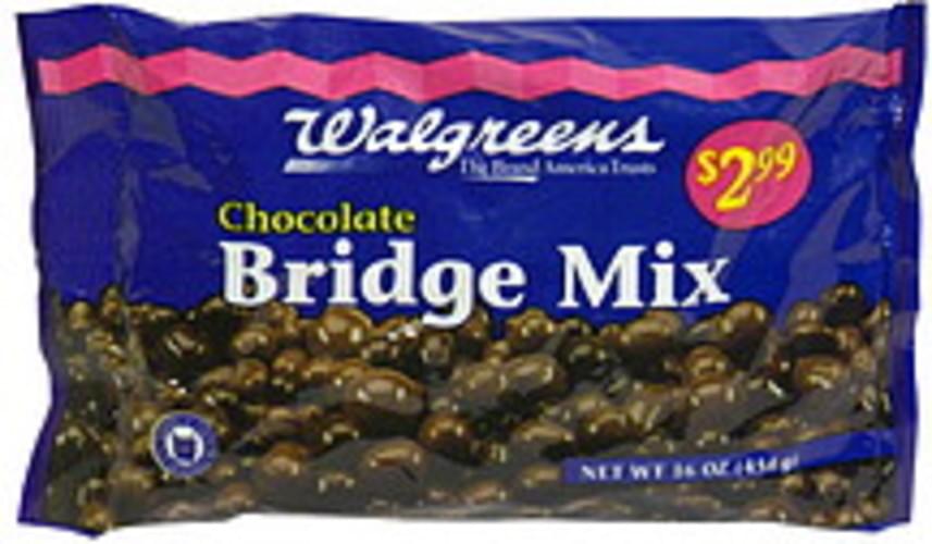 Walgreens Chocolate Bridge Mix 16 oz, Nutrition Information Innit