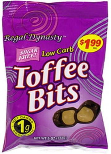 Regal Dynasty Pre-Priced Sugar-Free Toffee Bits - 5 oz