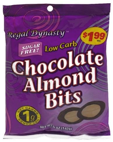 Regal Dynasty Pre-Priced Sugar Free Chocolate Almond Bits - 5 oz