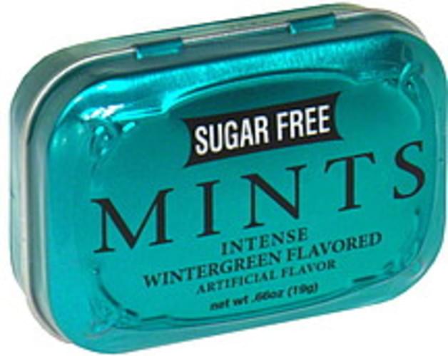 Walgreens Intense Wintergreen, Sugar Free Mints 0.66 oz, Nutrition