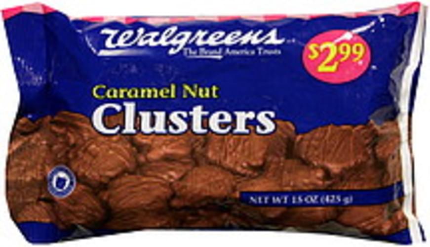 Walgreens Caramel Nut Clusters 15 oz, Nutrition Information Innit