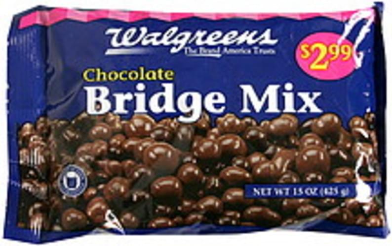 Walgreens Chocolate Bridge Mix 15 oz, Nutrition Information Innit