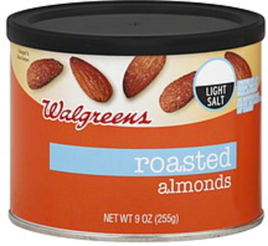 Walgreens Roasted, Light Salt Almonds 9 oz, Nutrition Information Innit