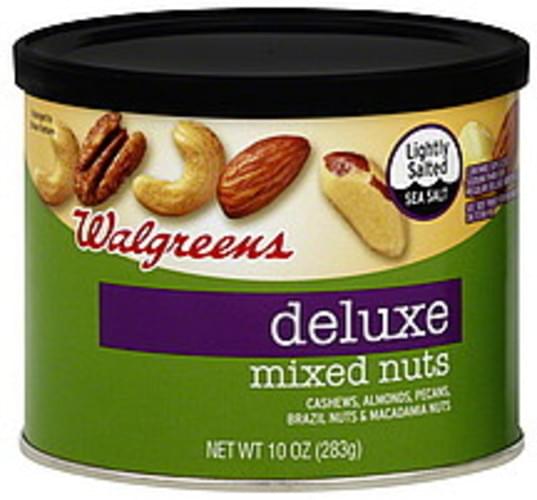 Walgreens Deluxe, Lightly Salted, Sea Salt Mixed Nuts 10 oz