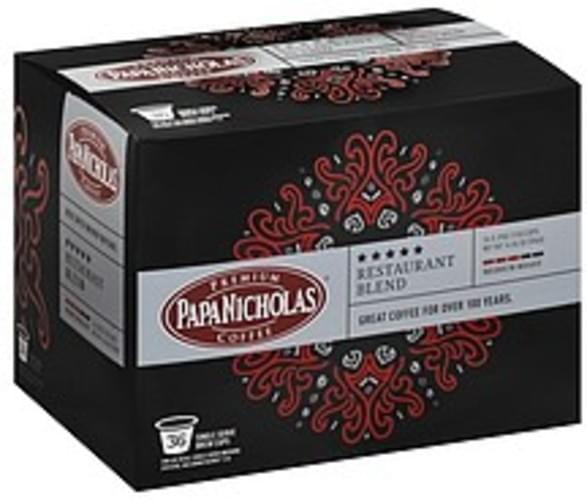 PapaNicholas Medium Roast, Restaurant Blend, Single Serve Brew Cups