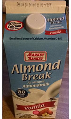 Market Basket Vanilla Almond Break Almondmilk - 240 ml