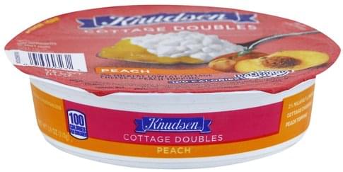 Knudsen 2 Milkfat Lowfat Peach Cottage Cheese 3 9 Oz