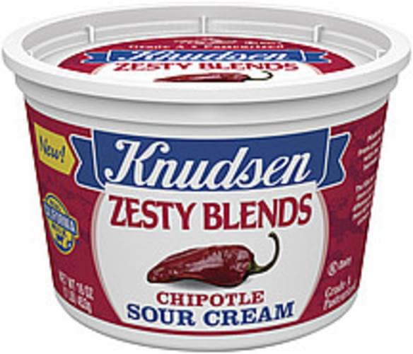 Knudsen Zesty Blends Chipotle Sour Cream 16 oz, Nutrition Information