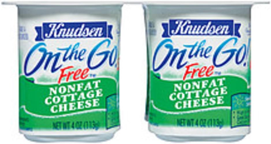 Knudsen On The Go Free Nonfat 4 Ct Cottage Cheese 16 oz, Nutrition