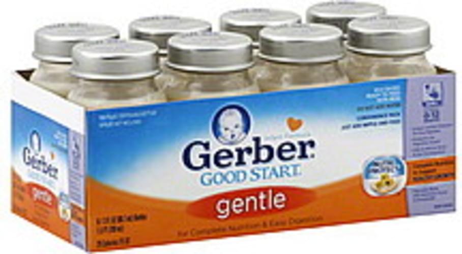 Gerber Gentle, Milk Based, with Iron, Ready to Feed, For Babies 012