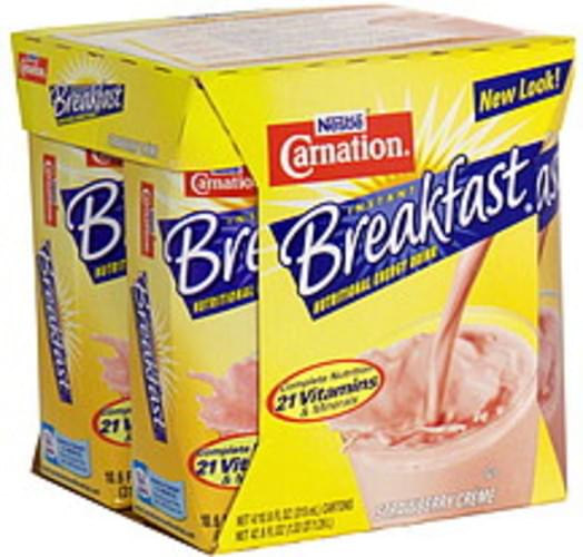 Carnation Strawberry Creme Nutritional Energy Drink 4 ea, Nutrition