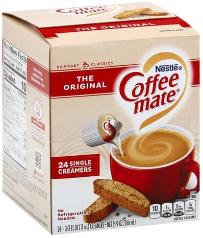 carbs in coffee mate