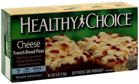 Healthy Choice French Bread, Cheese Pizza - 6 oz