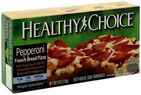 Healthy Choice French Bread, Pepperoni Pizza - 6 oz
