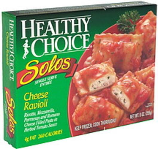 Healthy Choice Cheese Ravioli 9 oz, Nutrition Information Innit