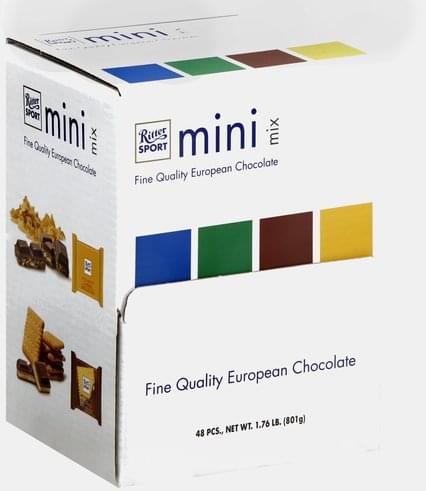 Ritter Sport Mini Mix Chocolate 48 Ea Nutrition Information Innit