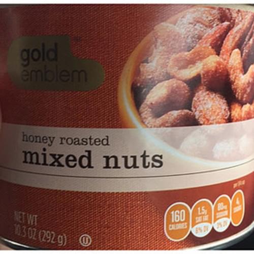 Gold Emblem Honey Roasted Mixed Nuts 28 g, Nutrition Information Innit