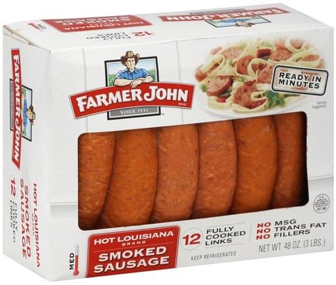 Farmer John® Hot Louisiana Brand Smoked Sausage Reviews 2023
