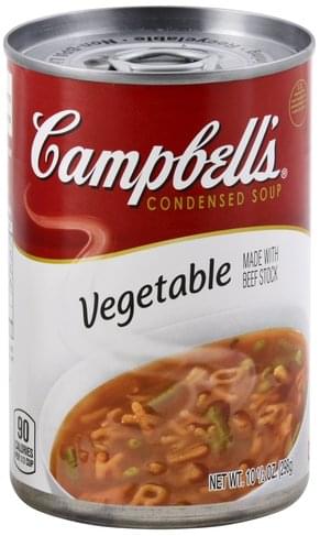 Campbells Vegetable Condensed Soup - 10.5 oz, Nutrition Information | Innit