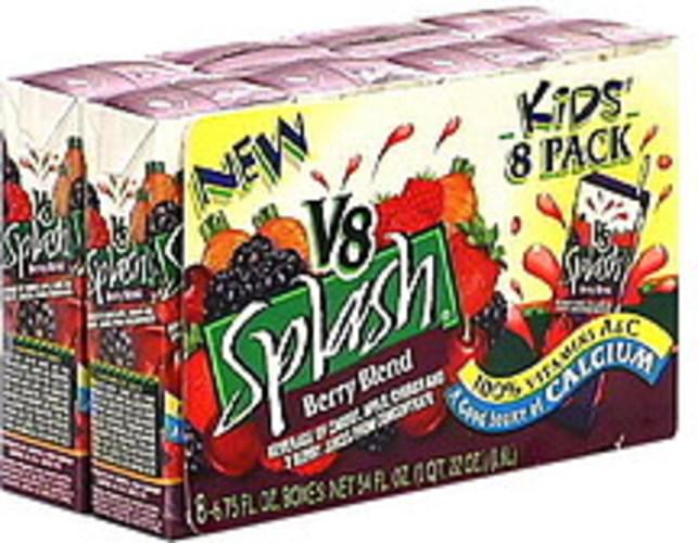 V8 Berry Blend Juice Boxes 8 ea, Nutrition Information Innit