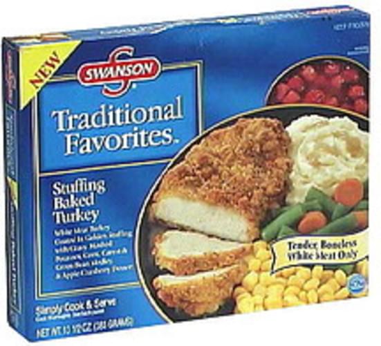 Swanson Stuffing & Baked Turkey 13.5 oz, Nutrition Information Innit