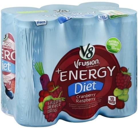 v8 energy diet cranberry raspberry