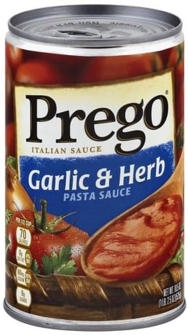 Prego Garlic Herb Italian Pasta Sauce 18 5 Oz Nutrition Information Innit Prego Garlic Herb Italian Pasta Sauce 18 5 Oz Nutrition Information Innit