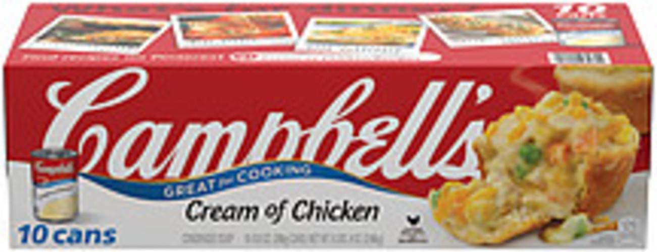 Campbell's Cream of Chicken Soup - 105 oz, Nutrition Information | Innit