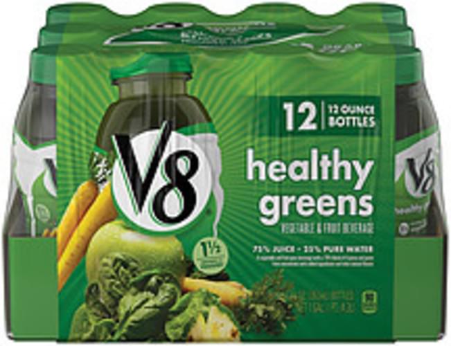 V8 Healthy Greens Vegetable Fruit Beverage 1 13 Gal Nutrition Information Innit V8 Healthy Greens Vegetable Fruit Beverage 1 13 Gal Nutrition Information Innit
