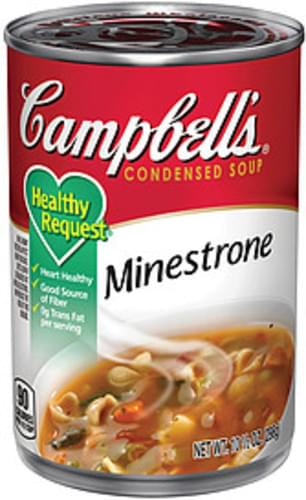 Campbells Healthy Request Minestrone Soup - 10.5 oz, Nutrition ...