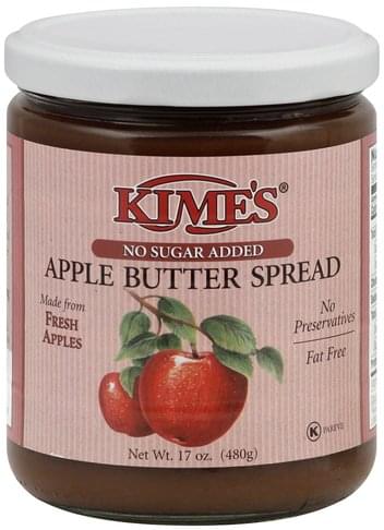 Kimes No Sugar Added Apple Butter Spread - 17 oz