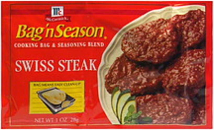 McCormick Cooking bag & Seasoning Blend, Swiss Steak Cooking Bag