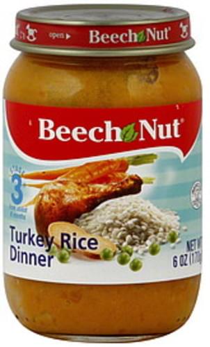 Beech Nut Stage 3 Turkey Rice Dinner - 6 oz