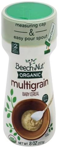 beechnut multigrain baby cereal