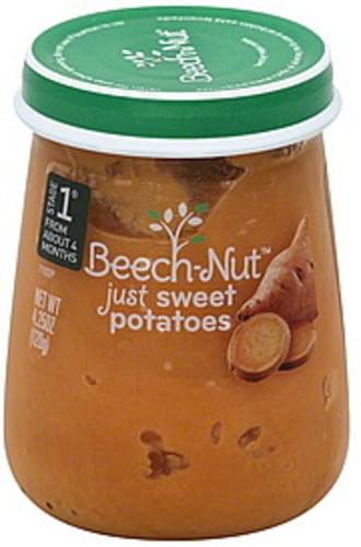 Beech Nut Stage 1 Just Sweet Potatoes - 4.25 oz
