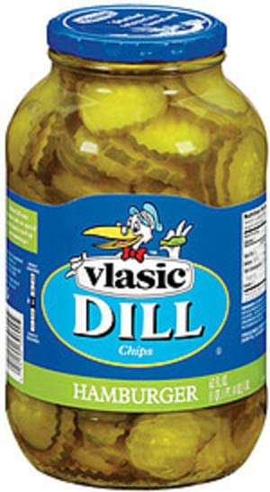 Vlasic Hamburger Dill Chips Pickles 1 Nutrition Information Innit