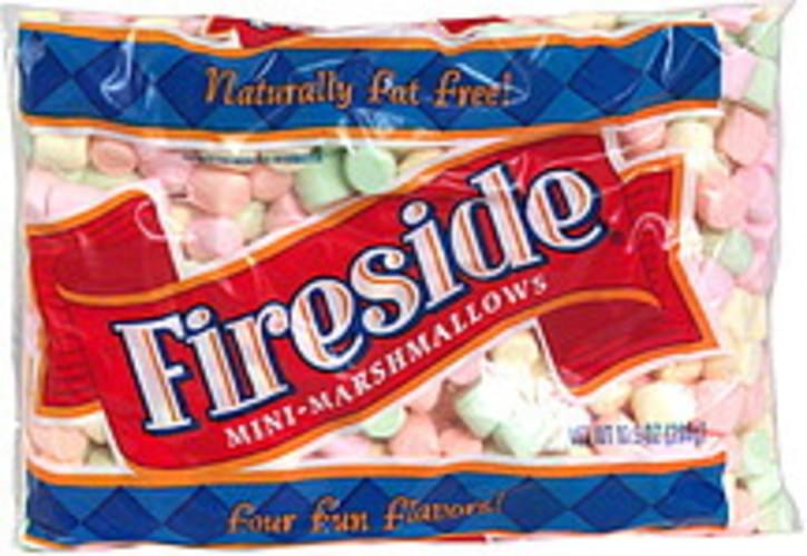 Fireside Four Fun flavors MiniMarshmallows 10.5 oz, Nutrition