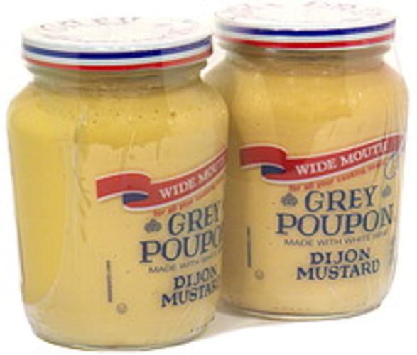 Grey Poupon Dijon Mustard 2 ea, Nutrition Information Innit