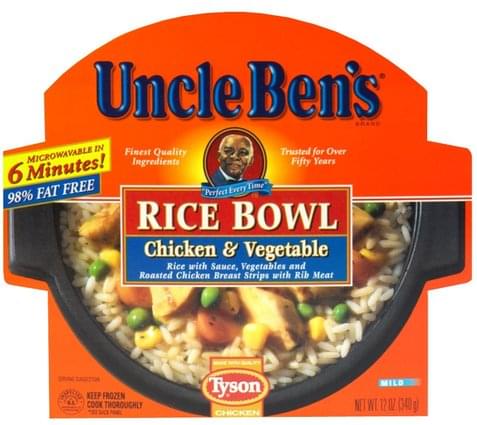 uncle rice bens bowl vegetable chicken innit