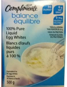 Kirkland Signature Liquid Egg Whites - 46 g, Nutrition Information | Innit